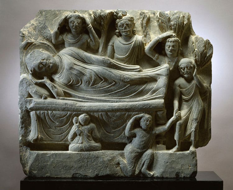 1252px-Gandharan_-_Death_of_the_Buddha_-_Walters_2556