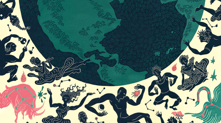 Tomi Um Shambhala Sun Buddhist Illustration Green Path Earth Lion's Roar Buddhism