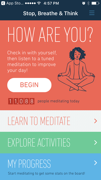 stop breathe think app screenshot