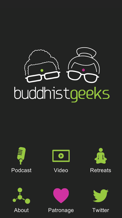 buddhist geeks app screenshot