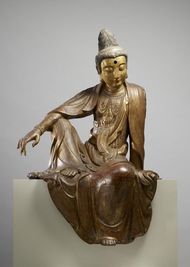 "Chinese - Seated Guanyin (Kuan-yin) Bodhisattva - Walters 25256 (2)" - Walters Art Museum. Licensed under Public domain via Public domain.