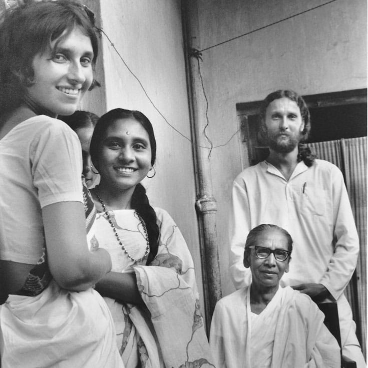 Sharon Salzberg (left) and her teacher Dipa Ma (seated right). Photo courtesy of Insight Meditation Society.