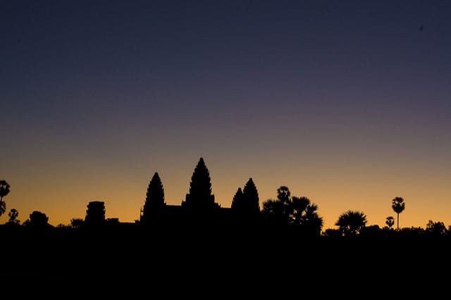 Angkor Wat at twilight