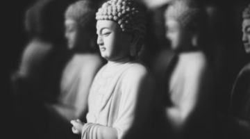 Buddha statues.