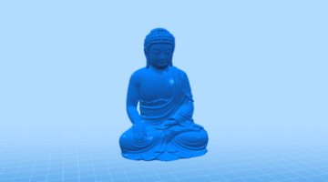 3D Buddha.