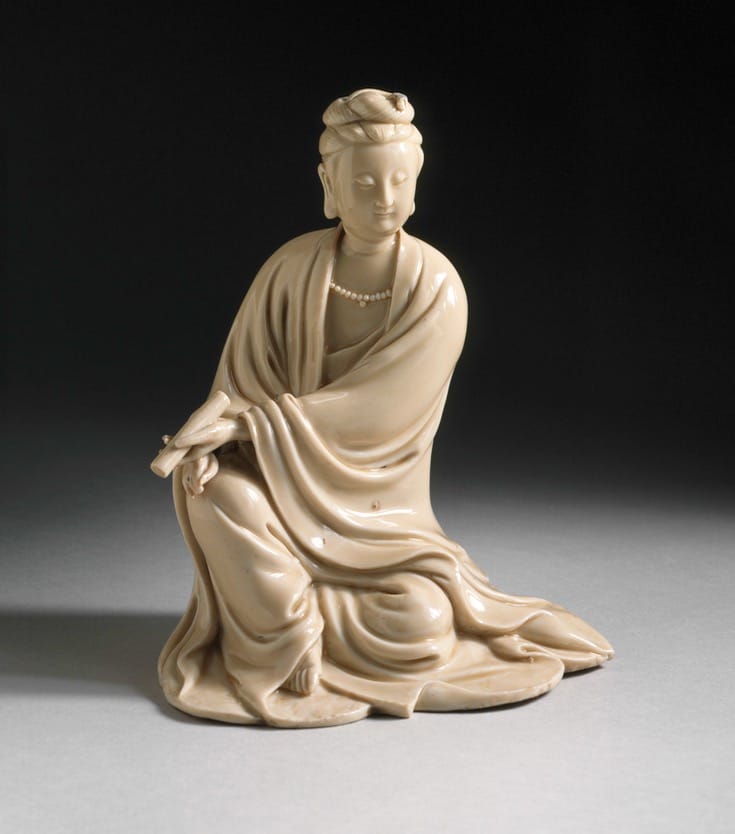Porcelain sculpture of Avalokitesvara.