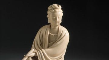 Porcelain sculpture of Avalokitesvara.
