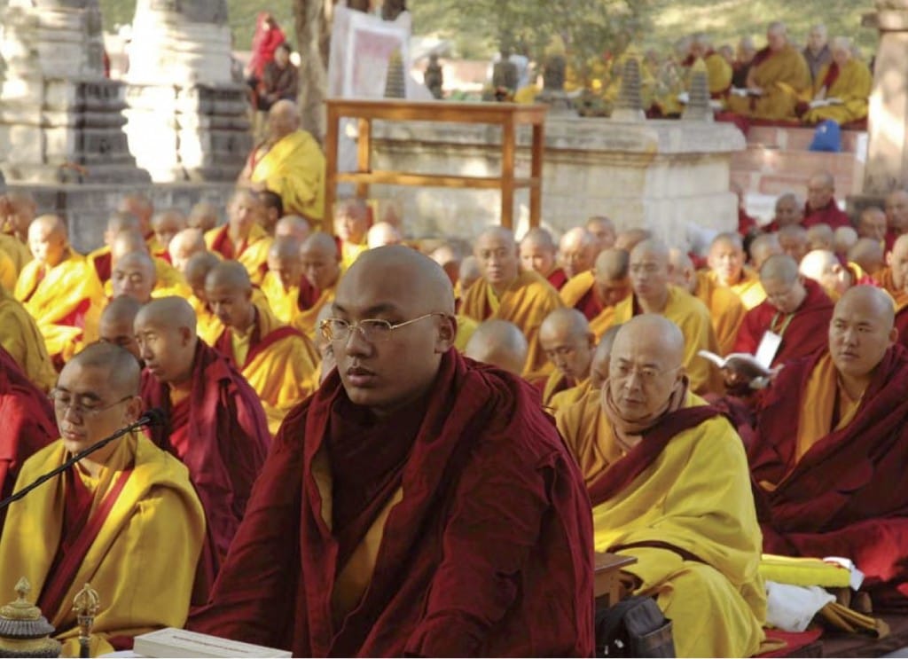 Karmapa Kagyu Lion's Roar Buddhism Bodhgaya India prayer festival