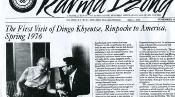 Recalling Khyentse and Trungpa Rinpoches: A close relation (Video)
