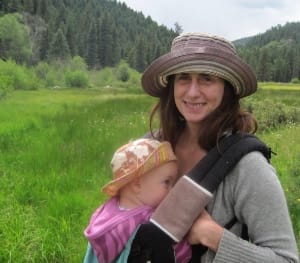 diana winston and child width=