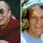 The Last Embrace: The Dalai Lama blesses a dying man