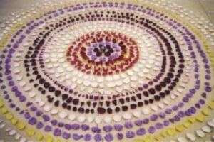 Rose Mandala in New York City. 