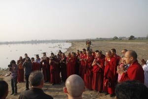 Karmapa blessing Yamuna
