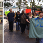 Buddhist Peace Fellowship protests Urban Shield, police militarization in Oakland