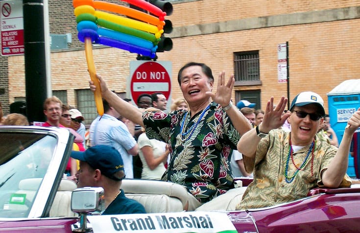 George Takei Gay Buddhist Star Trek LGBT Lion's Roar Japan Interment Camps Stonewall California Social Media Brad