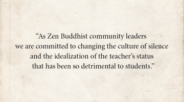 Zen Buddhist Teachers Open Letter Confronting Abuse Lion's Roar Buddhism Sexual Assault Eido Shimano