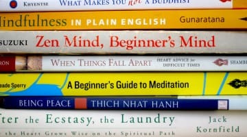 Buddhist books Pema Chodron Chogyam Trungpa Rinpoche Shunryu Suzuki Roshi Jack Kornfield Sharon Salzberg Dzongsar Khyentse Rinpoche meditation library