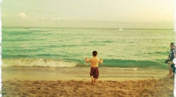 ocean, boy, children, parenting, koun franz, one continuous mistake, zen, moving, lion's roar, buddhism