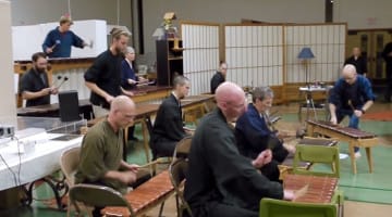 marimba, music, monks, great vow monastery, lion's roar, jan chozen bays, andrea miller, buddha's daughters, buddhism