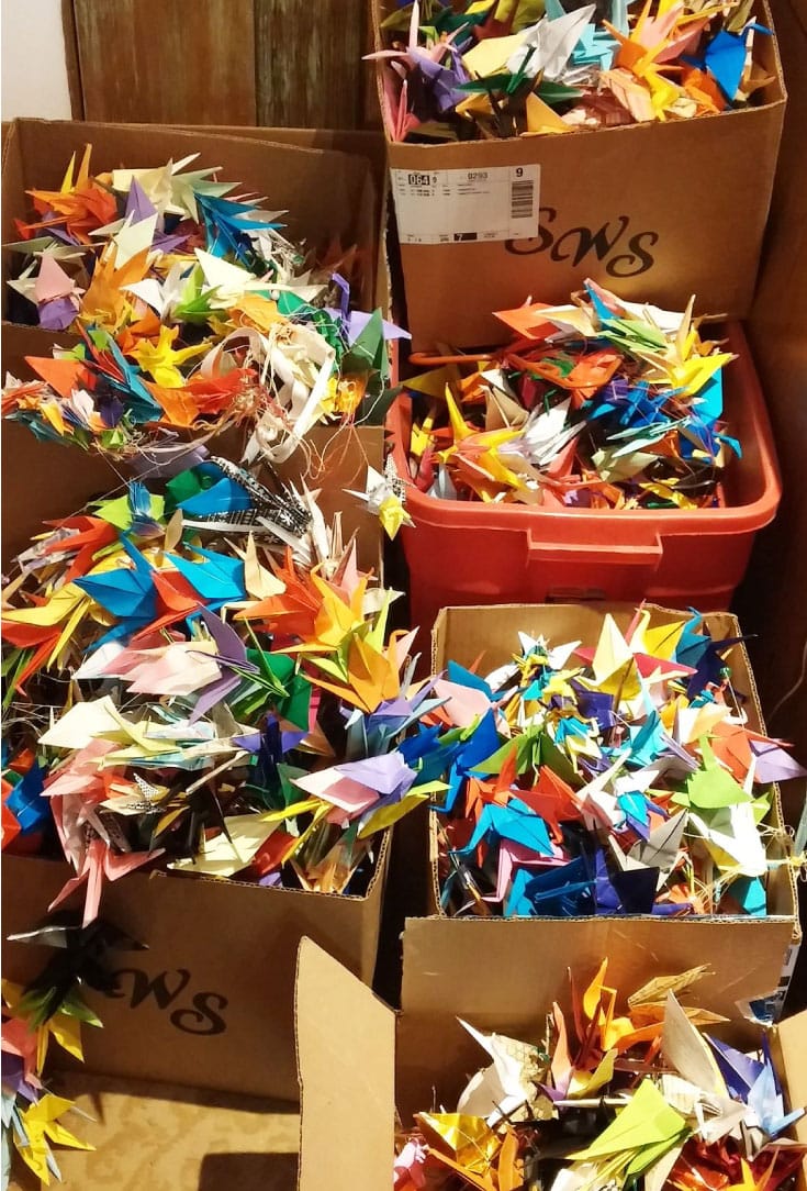 upaya, zen, paper cranes, nonviolence, los alamos, hiroshima, nagasaki, atomic bomb, news, buddhism