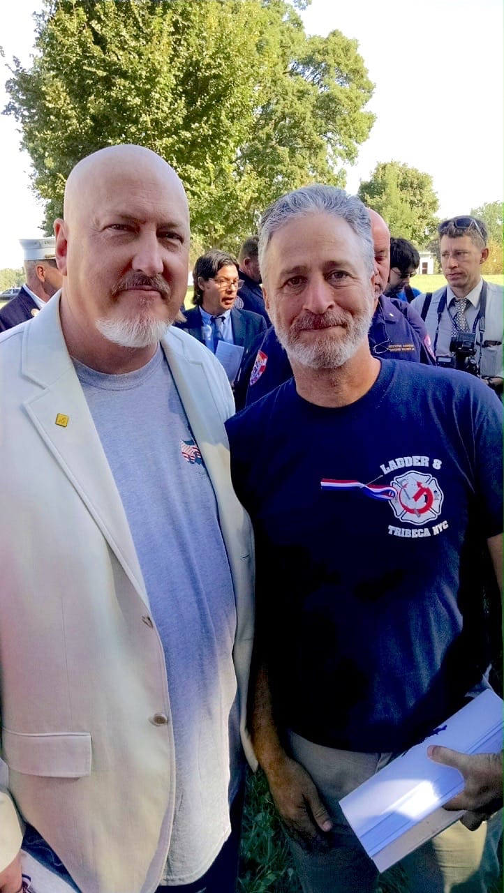 jon stewart, tony stultz, 9/11, fealgood, lion's roar, news, buddhism, first responders