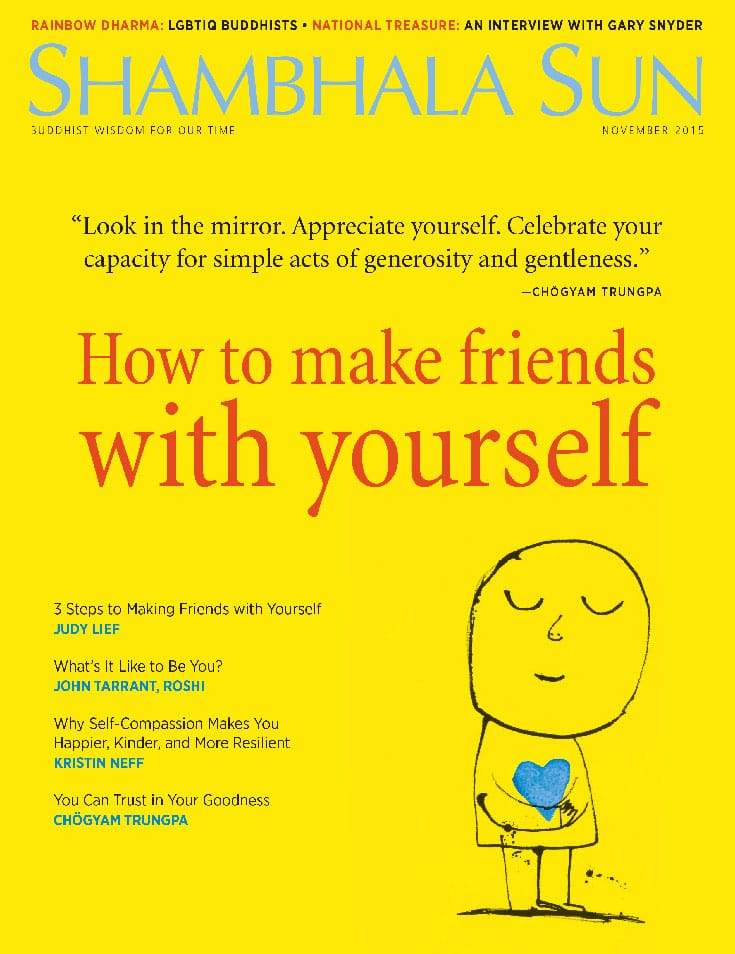 how to make friends with yourself, shambhala sun, self-compassion, lion's roar, magazine
