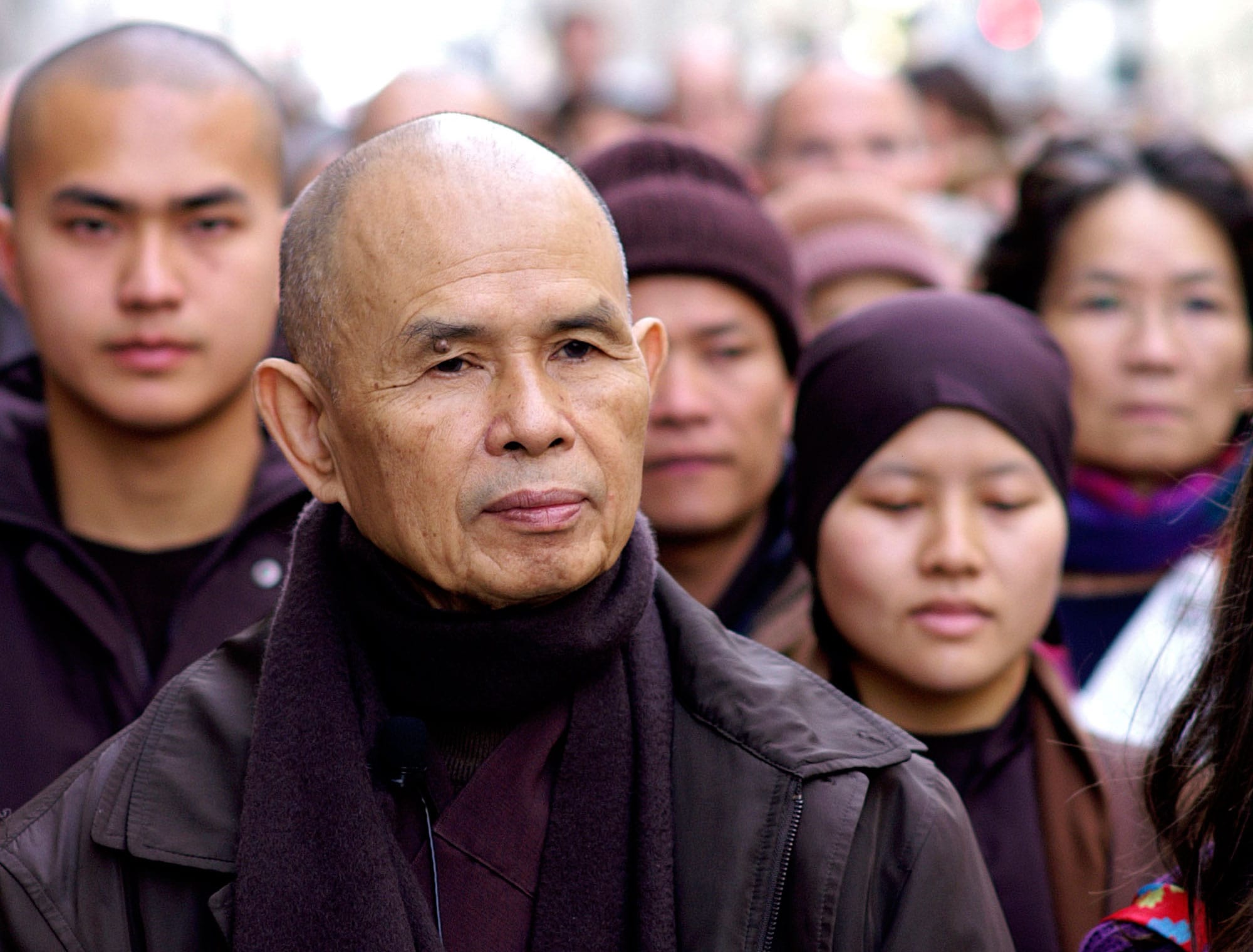 Thich Nhat Hanh. Photo by Duc.