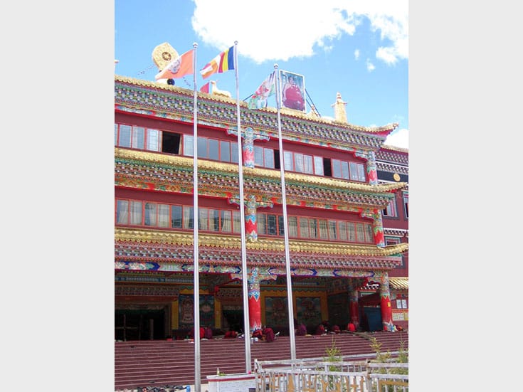 10---The-Khenpo's-Photo-above-the-Main-Assembly-Hall-for-Monks---HGayley