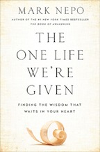 Book cover, "The One Life We're Given."