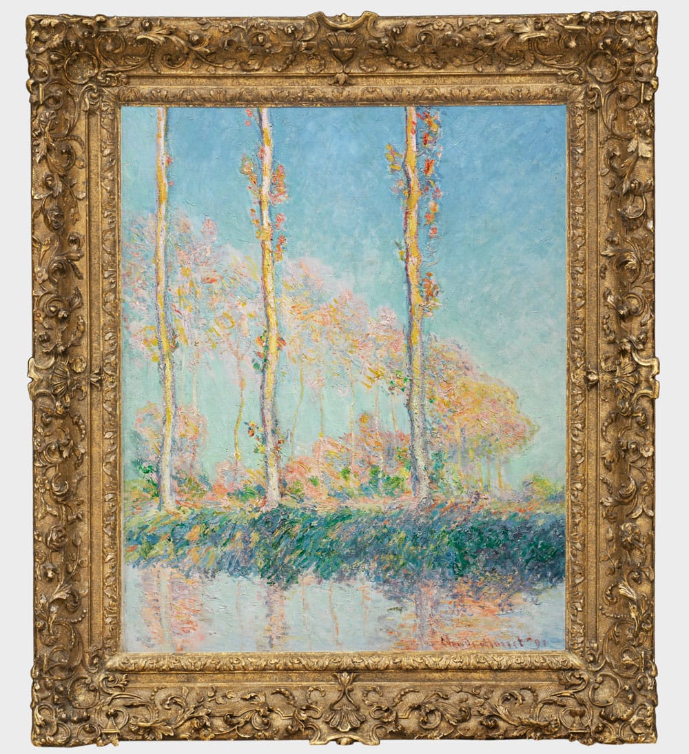 Claude Monet, Poplars (Peupliers), 1891. Oil on canvas. Philadelphia Museum of Art: The Chester Dale Collection, 1951. Courtesy the Philadelphia Museum of Art.