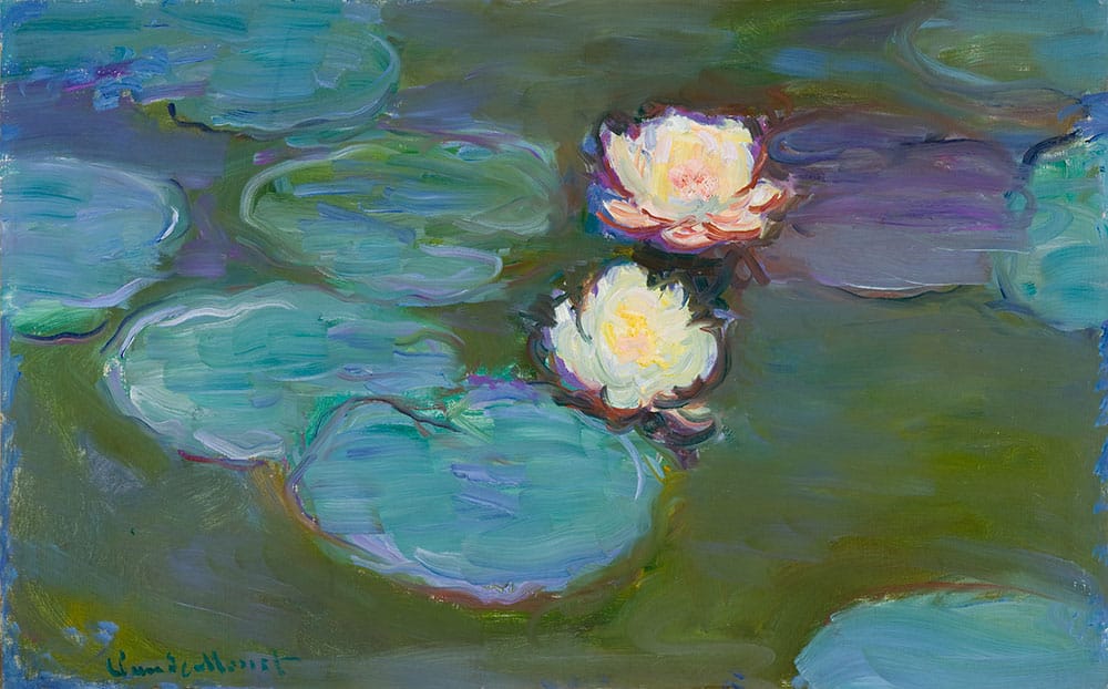 Claude Monet, Nympheas, 1897-1898. Oil on canvas. Courtesy the Los Angeles County Museum of Art.