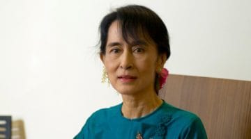 Aung San Suu Kyi.