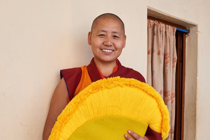 Tenzin Kunsel, Dolma Ling nunnery (nun from Tibet)