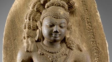 Vajrapani Bodhisattva standing.