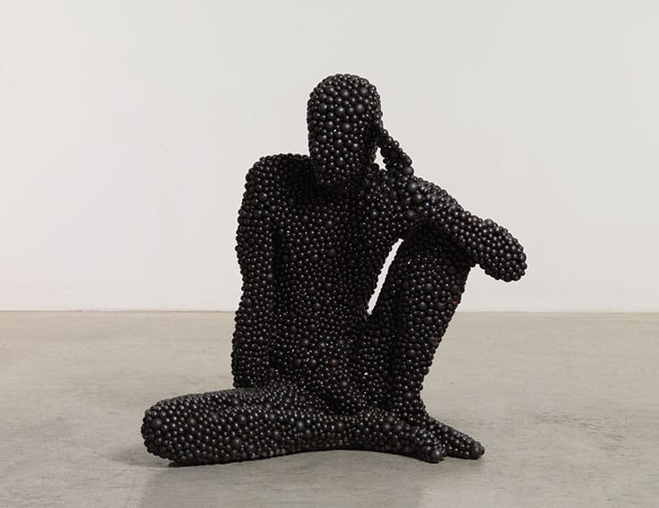 Insight into how your mind works is not an end in itself. The teachings on the five skandhas invite you into a deeper, more intimate experience of yourself. Above: "Song," 2008, by by Antony Gormley, forged ball bearings, photographed by Stephen White.