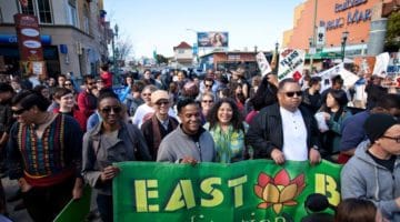 East Bay Meditation Center march.