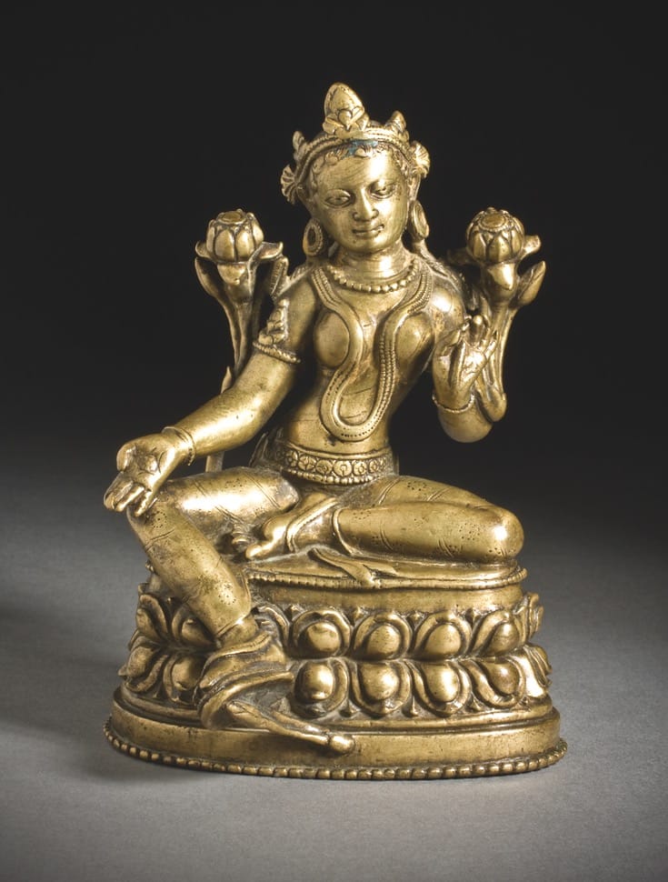 Statue of the deity tara.