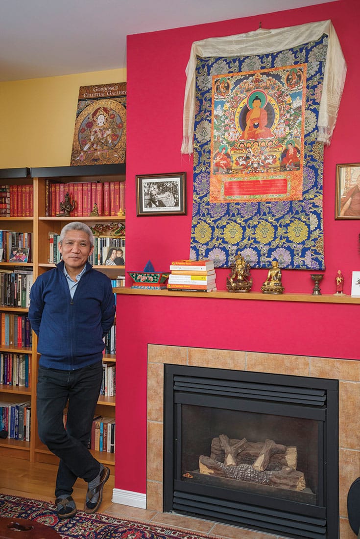 Thupten Jinpa's many projects include preserving and translating key texts through the Library of Tibetan Classics, and modernizing Tibetan grammar to make it easier for future generations of Tibetans to maintain their native language. Photo by Christine Guest.