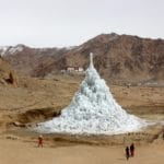 “Ice stupas” bring water to drought-stricken villages of Northern India