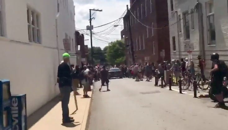 Charlottesville car attack.
