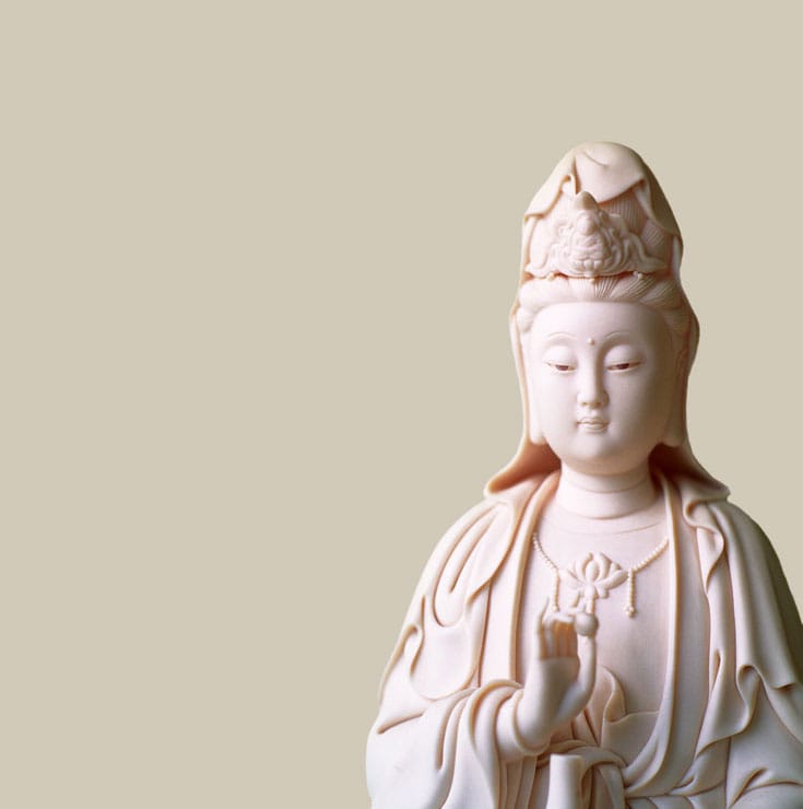 A Kuan yin statue