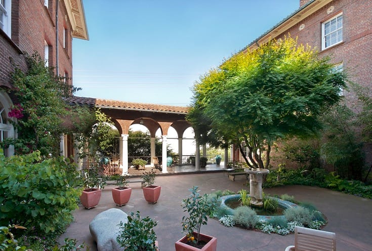 San Francisco Zen Center garden.