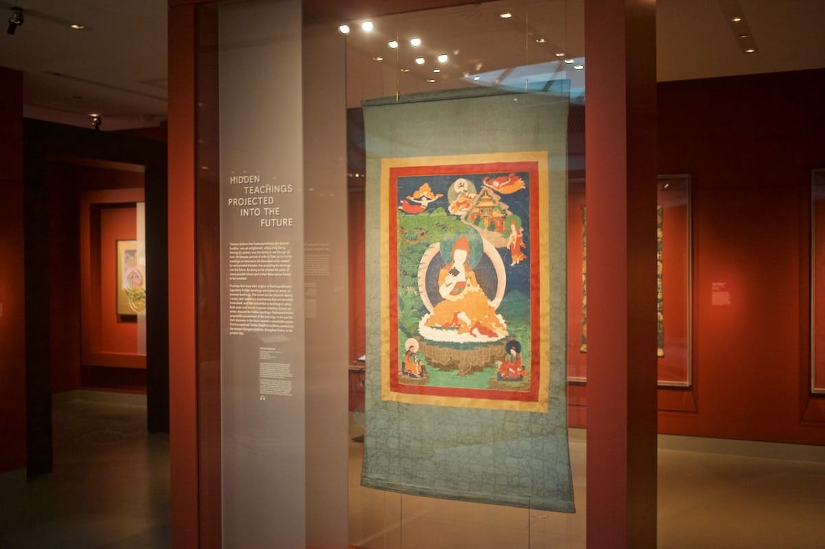 Thangka of padmasambhava at the Rubin.