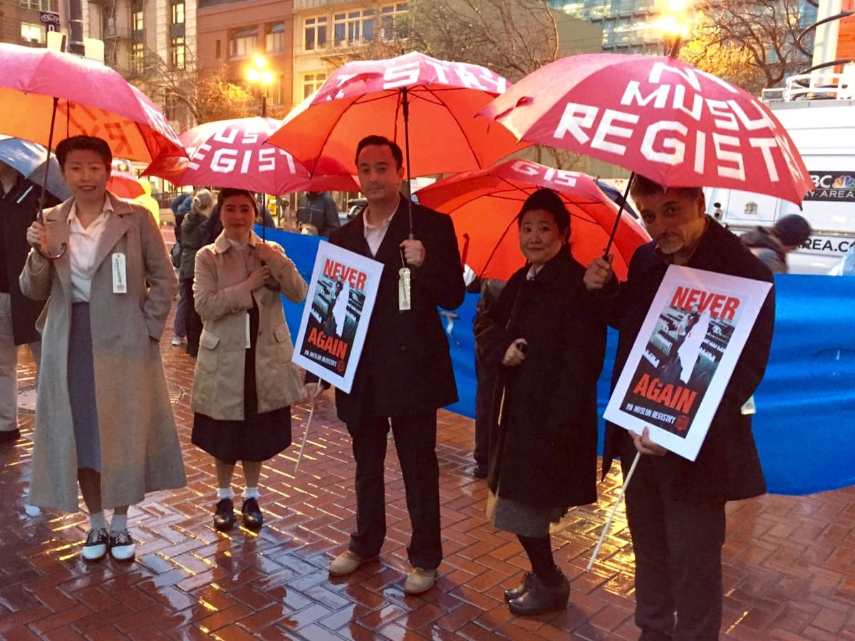 Kaiho collective protestors.