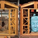 Vandalized Buddhist shrine reopens in Salt Lake City