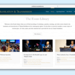 Tsadra Foundation launches online library of translation and transmission conference recordings