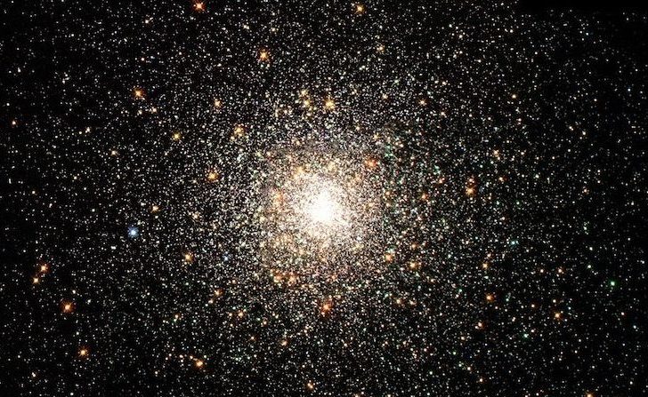 Photo of a starry sky from space.