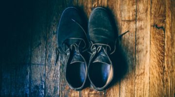 Empty shoes.