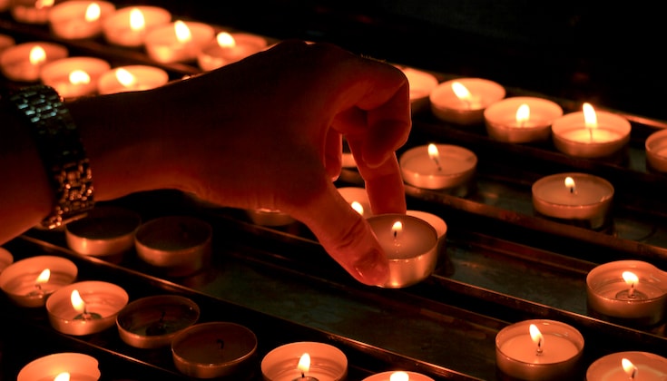 Candlelight vigil.