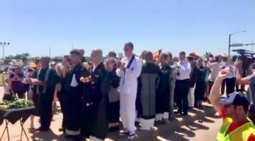 Buddhists join protest against detention of migrant children in Oklahoma